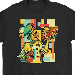 Funny Chef T-shirt, Cubist Chef Joke Shirt, Shirt for Cook, Gift for the Chef, Funny Kitchen Shirt,