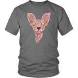 Hairless Cat Shirt, Twisty-cat T-shirt