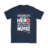 Nurse/Hero T-shirt, Inspirational Shirt for Nurse