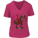 T-Rex Rocks T-shirt, Gift for Musician, Shirt for Guitarist, Dinosaur Rock Star T-shirt