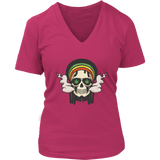 420 T-shirt, Rastafarian Skull Smoking Weed Shirt, Weed Smoking Skull T-shirt, 420 Gift, 420 Gift T-shirt