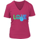 Peace and Love T-shirt, Gift for Hippie, Love Shirt, Gift of Love, Psychedelic Shirt