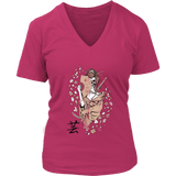 Geisha Girl Shirt, Geisha Skull T-shirt