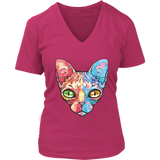 Rainbow Cat T-shirt, Egyptian Cat Shirt, Hairless Cat T-shirt, Gift for Cat Lover, Hairless Cat Owner Gift