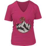 Moonrise Mountain T-shirt, Mountain Gift, Moonrise over Mountain Shirt