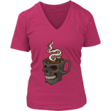 Skull Coffee Cup T-shirt, Gift for Coffee Lover, Coffee Shirt, Coffee Skull T-shirt