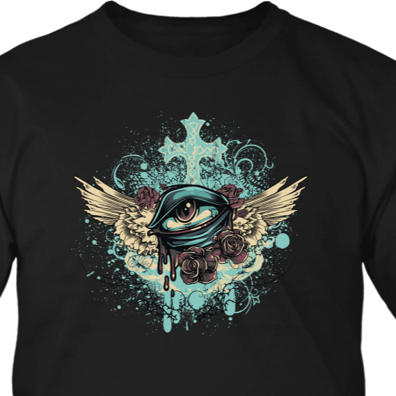 Flying Eyeball T-shirt, Fun Gift Shirt