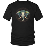 Elephant Mandala T-shirt, Gift for Elephant Lover, Elephant Shirt