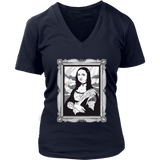 Funny Mona Lisa T-shirt, Goth Mona Lisa Shirt, Funny Mona Lisa Gift, Goth T-shirt