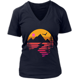 Camping T-shirt, Gift for Camper, Eagle over Mountain T-shirt, Outdoor Gift, Outdoor T-shirt, Shirt for Camper