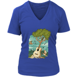 Gift for Music Lover, Guitar Lover T-shirt, Musical Tree of Life Shirt, Guitar Tree T-shirt