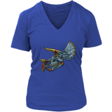 Dinosaur T-shirt, Metal Triceratops T-shirt, Gift of Triceratops, Triceratops Shirt, Metal Triceratops Shirt