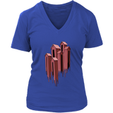 Melting Houses T-shirt, Unusual Gift Shirt, Melting Houses Shirt