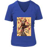 Samurai T-shirt, Japanese style T-shirt, Lucky Lemur in Japan Shirt