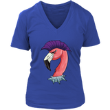 Funny Punk Rock T-shirt, Gift for Punk Rocker, Punk Rock Flamingo, Funny Flamingo Shirt