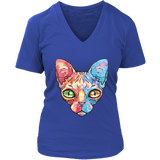 Rainbow Cat T-shirt, Egyptian Cat Shirt, Hairless Cat T-shirt, Gift for Cat Lover, Hairless Cat Owner Gift