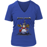 Funny T-shirt for Drummer, Lucky Lemur Shirt, Lemur Drummer