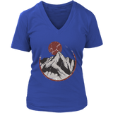 Moonrise Mountain T-shirt, Mountain Gift, Moonrise over Mountain Shirt