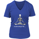 Funny Meditation T-shirt, Gift for Meditation, Namaste T-shirt, Meditation Skeleton Shirt, Funny Skeleton Shirt