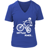 Gift for Mountain Biker, Funny Shirt for Bike Rider, Bike Riding Skeleton T-shirt, Funny Skeleton Shirt