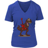 T-Rex Rocks T-shirt, Gift for Musician, Shirt for Guitarist, Dinosaur Rock Star T-shirt