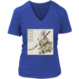 Funny Rabbit T-shirt, Funny Rabbit Gift, Rabbit Samurai T-shirt, Samurai Rabbit Shirt