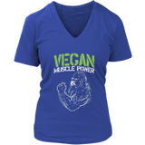 Gift for Vegan, Vegan T-shirt, Vegan Muscle Power Shirt, T-shirt for Vegan