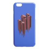 Melting Houses iPhone Case - Blue