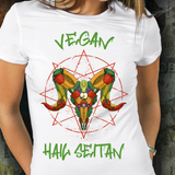 Funny Vegan T-shirt, Funny Gift for Vegan, Vegan Gift, Hail Seitan Shirt