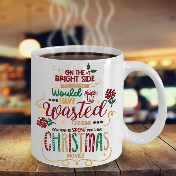 Christmas Movie Mug, Funny Christmas Coffee Cup for Mom