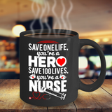 Nurse Coffee Mug, Gift for Nurse, Inspirational Nurse Coffee cup