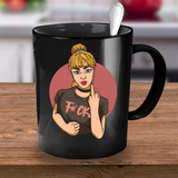 Rebellious Girl Coffee Mug, Girl Power Gift, F-You Mug, Rebel Girl Cup