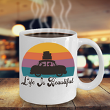 Life is Beautiful Coffee Mug, Positive Gift, Life is Beautiful Cup