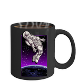 Space Walk Mug, Astronaut in Space Coffee Cup, Gift for Astronaut, Astronaut Mug