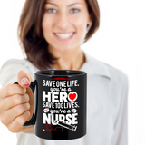 Nurse Coffee Mug, Gift for Nurse, Inspirational Nurse Coffee cup