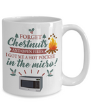 Funny Christmas Mug, Chestnuts Roasting Holiday Mug, Funny Cup for Christmas, Christmas Gift for Family