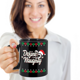 Funny Christmas Mug, Naughty or Nice Holiday Coffee Cup, Funny Holiday Gift, Humorous Gift Mug