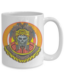 Aztec Skull Mug, Aztec Gift,