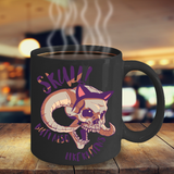 Kitten Skull Mug, Funny Mug for Cat Lover, Funny Kitten Mug, Funny Skull Mug,