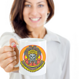 Aztec Skull Mug, Aztec Gift,