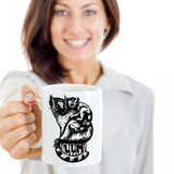 Gift for Animal Lover, Mother and Child Lemur Mug