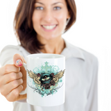 Flying Eyeball Coffee Mug, Gift Mug for Friend,