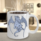 Dragon Mug, Dragon Gift, Smug Dragon Coffee Cup,