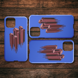 Melting Houses iPhone Case - Blue