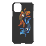 Yin-Yang Koi iPhone Case - Black