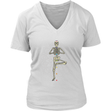 Yoga T-shirt, Chakras T-shirt, Meditation and Yoga Shirt, Yoga Pose Skeleton T-shirt