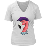 Funny Punk Rock T-shirt, Gift for Punk Rocker, Punk Rock Flamingo, Funny Flamingo Shirt