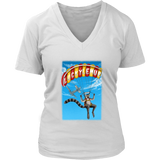 Lucky Lemur Parachute T-shirt, Lemur Sky Diver Shirt, Lemur Gift Shirt