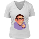 Funny T-shirt, Man Thinking T-shirt, Cartoon Man in Doubt Shirt