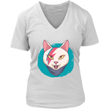 Gift for Cat Lover, Rock and Roll Kitty T-shirt, Bowie Cat Shirt